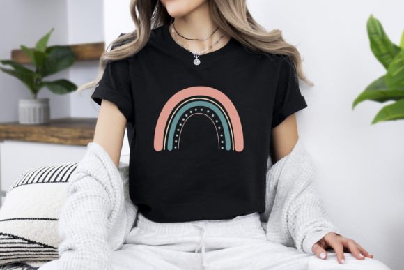 Boho Rainbow Graphics for T-Shirt Designs