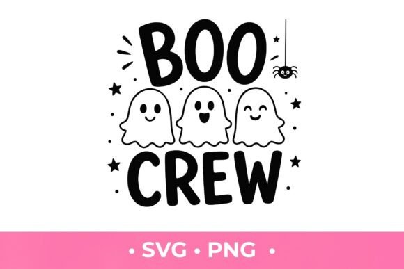 Boo Crew SVG: Graphics for T-Shirt Designs