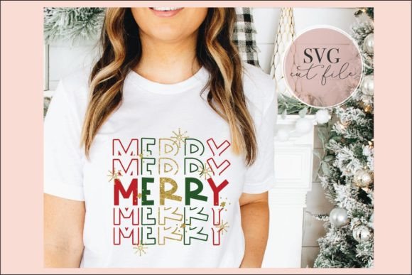Merry SVG: Graphics for T-Shirt Designs