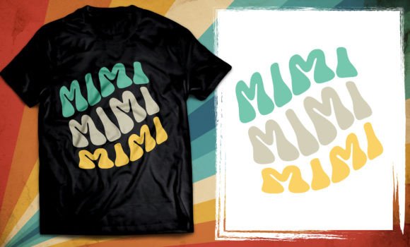 Mom Word Warp Graphics for T-Shirt Designs